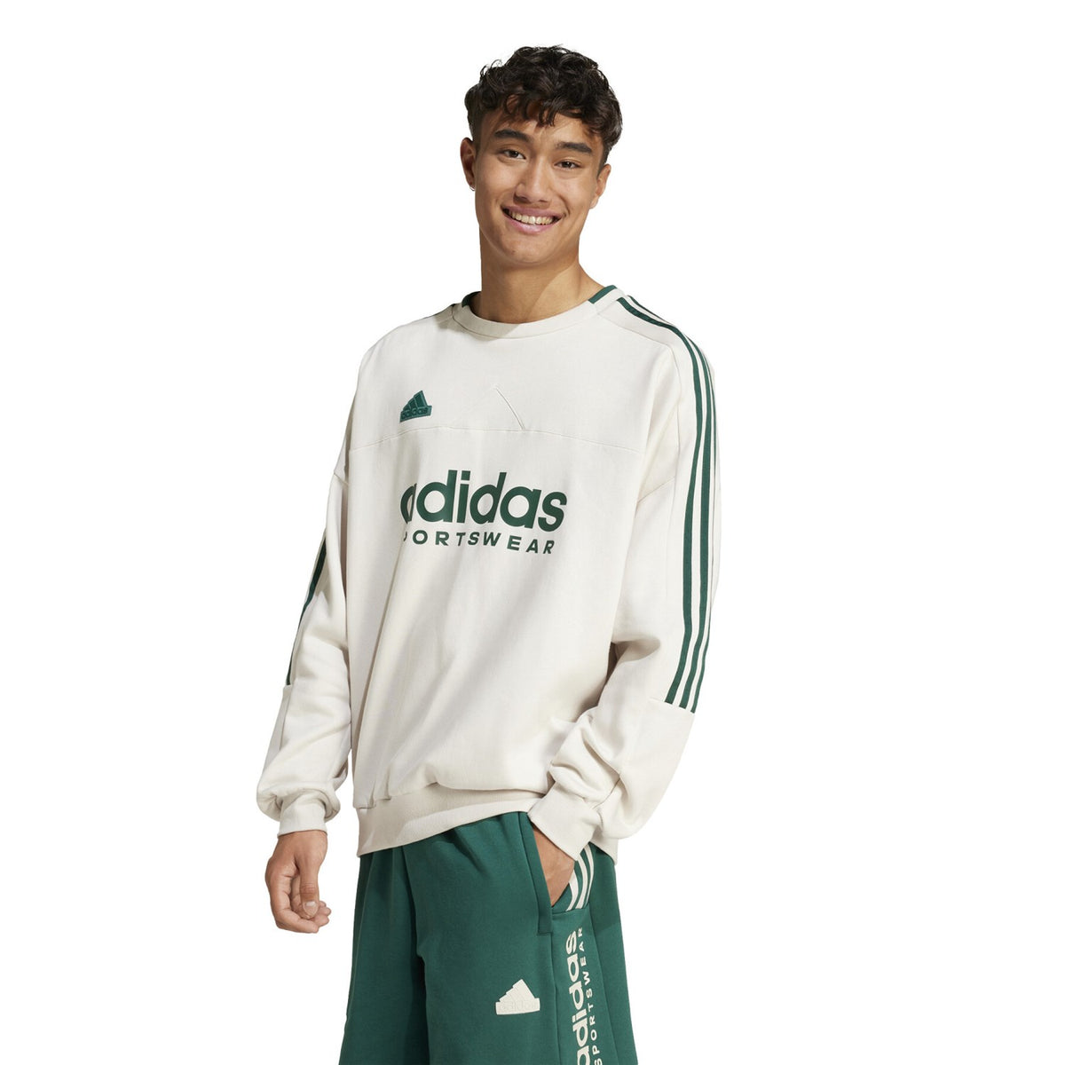 ADIDAS ORIGINALS Felpa Unisex Ghiaccio - M TIRO FL CREW