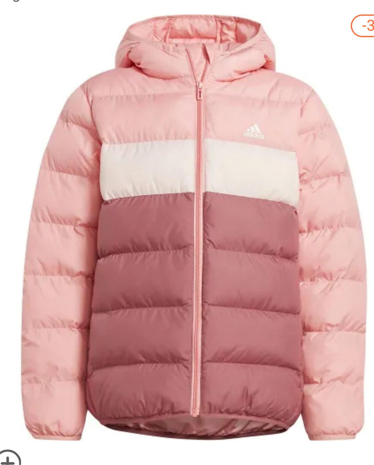 ADIDAS ORIGINALS Piumino Bambina Rosa - J SD JKT