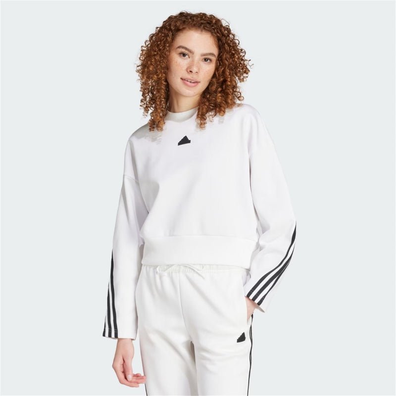 ADIDAS ORIGINALS Felpa Donna Bianco - IZ0005