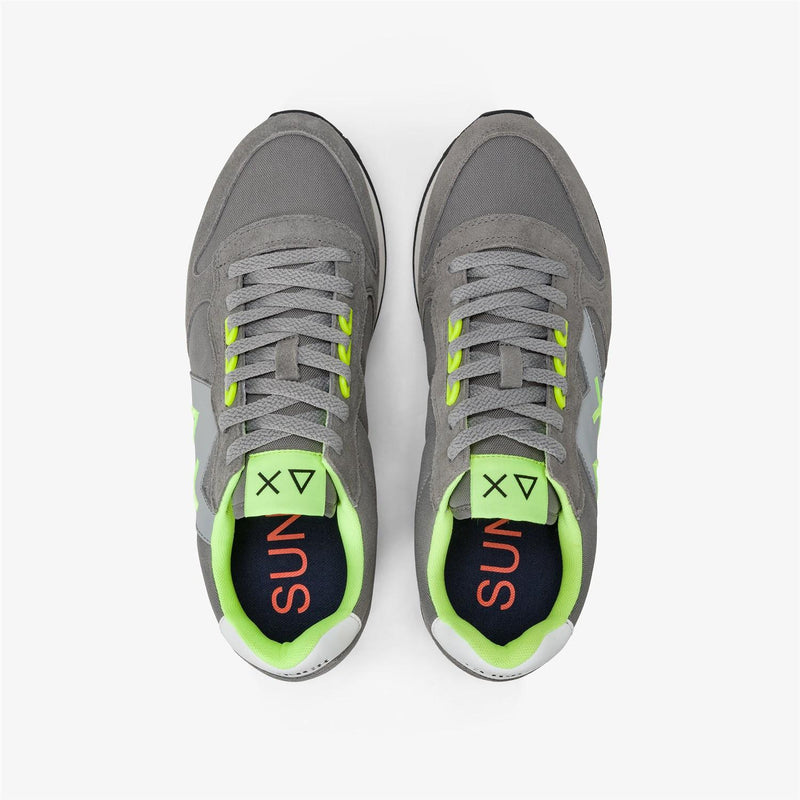 SUN68 Men's Sneakers Grey - JAKI FLUO Z44115