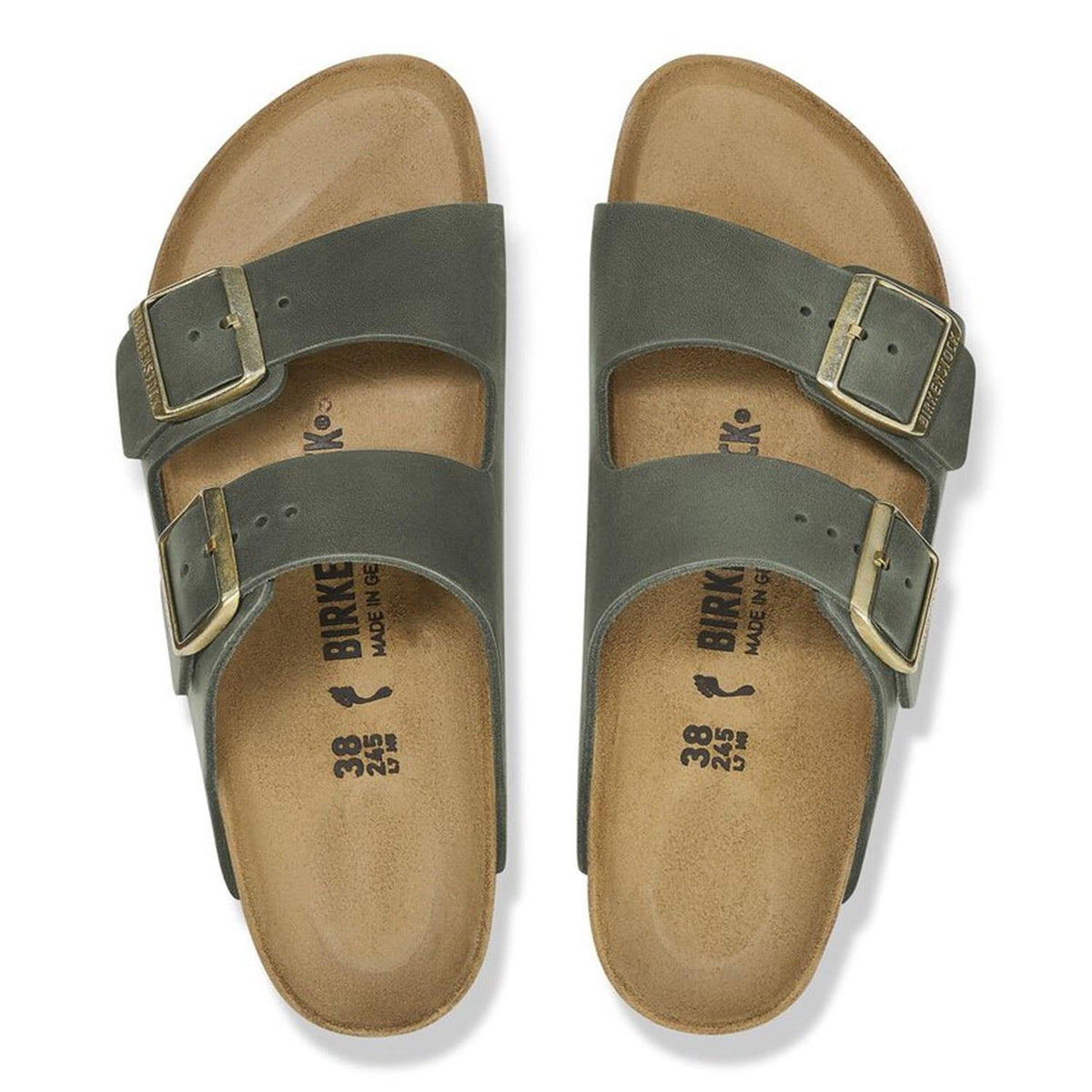 BIRKENSTOCK Unisex Sandals Green - ARIZONA BS