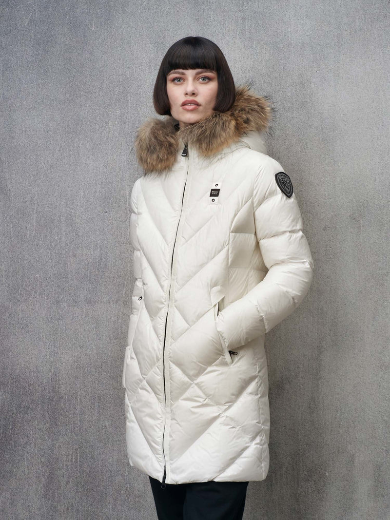 Blauer Women's White Down Jacket - ALTHEA