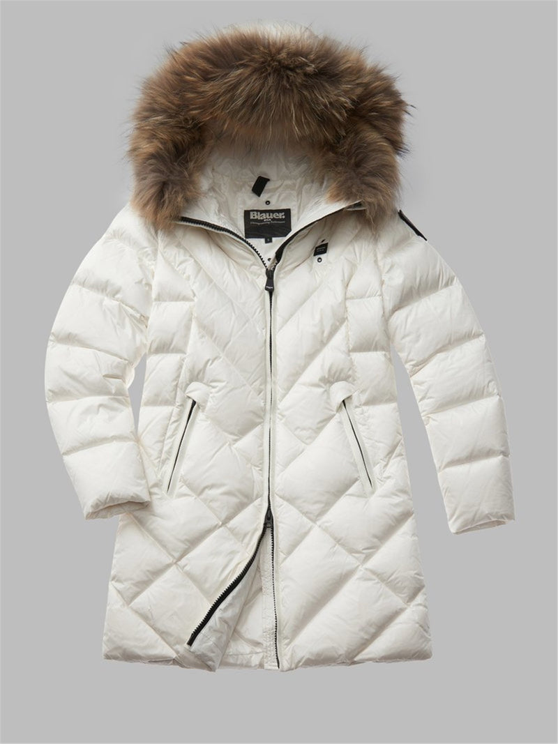 Blauer Women's White Down Jacket - ALTHEA