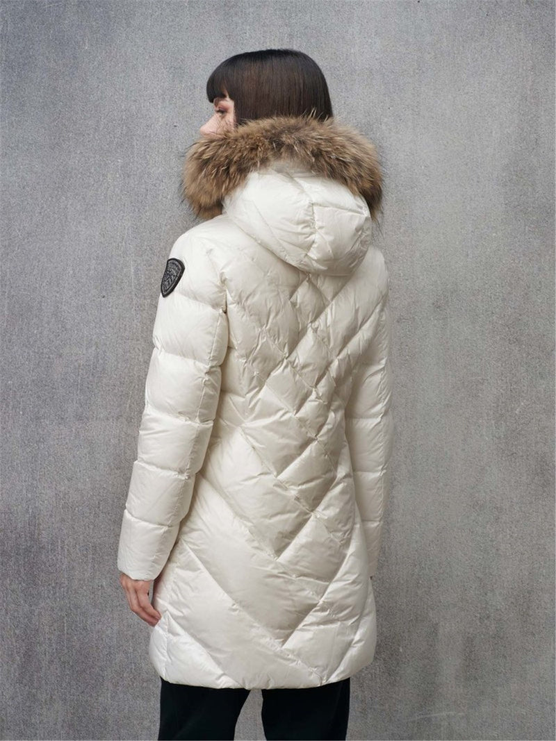 Blauer Women's White Down Jacket - ALTHEA