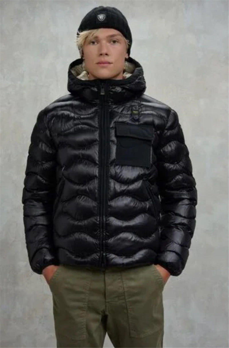 Blauer Men's Black Down Jacket - BRYANT