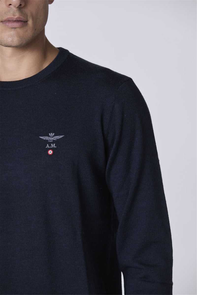 AERONAUTICA MILITARE Men's Blue Shirt - MA1388