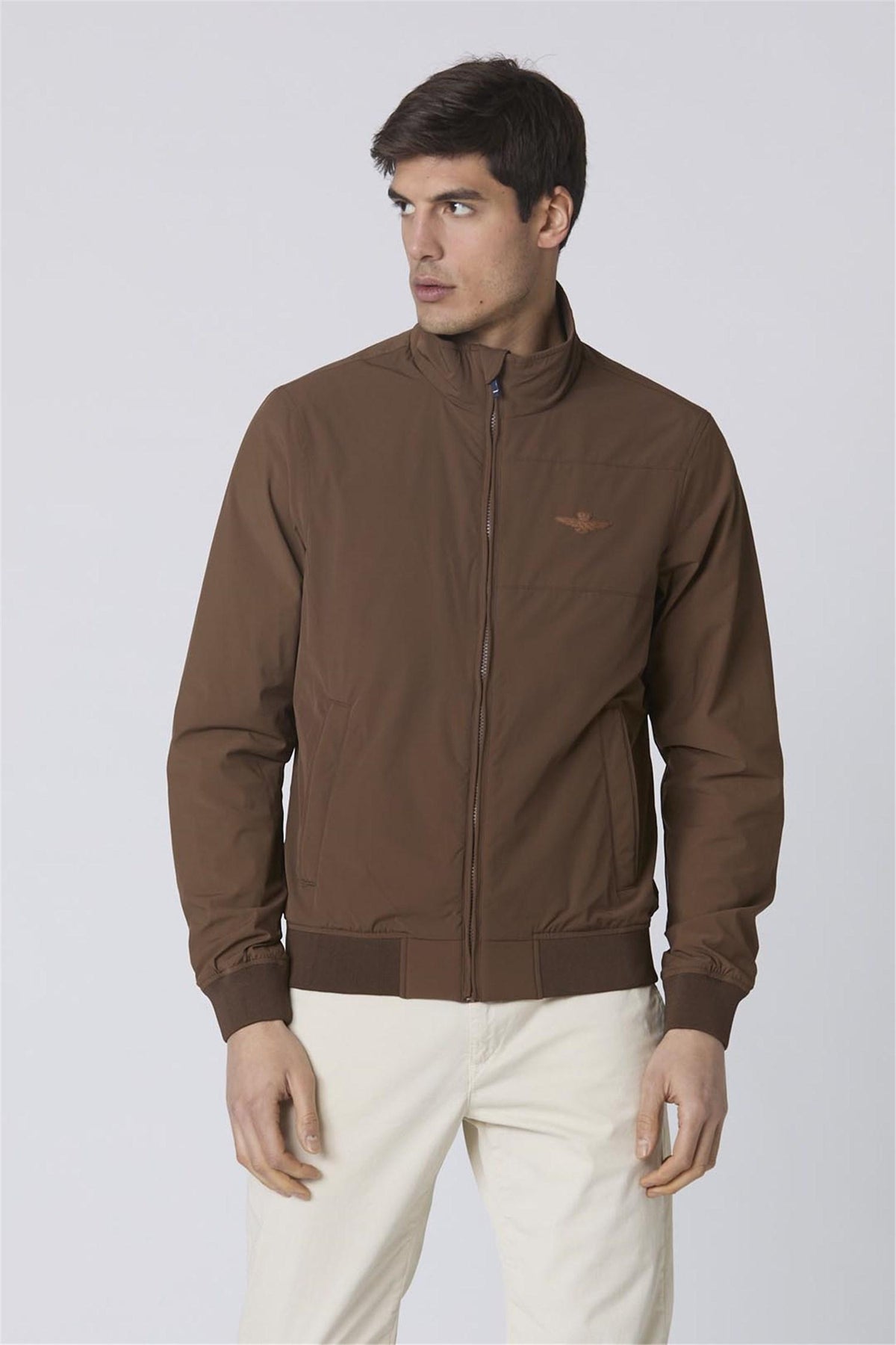 AERONAUTICA MILITARE Men's Brown Jacket - AB2146