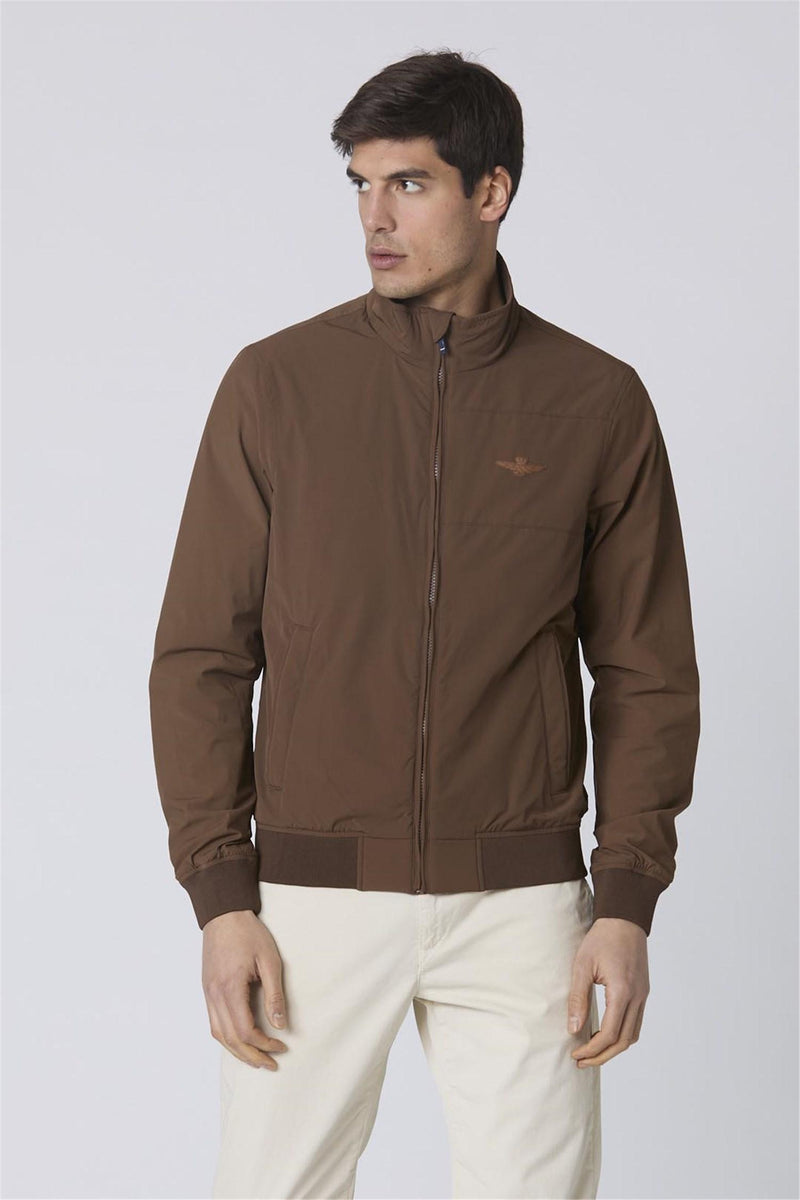 AERONAUTICA MILITARE Men's Brown Jacket - AB2146