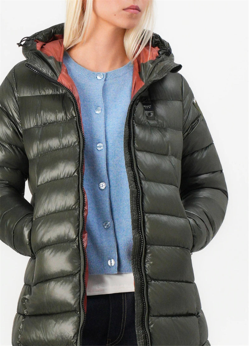 Blauer Women's Green Down Jacket - ADELAIDE