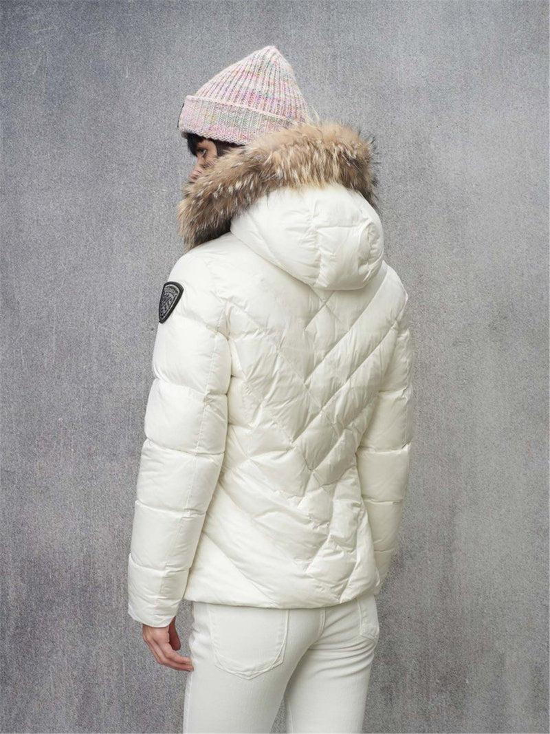 Blauer Women's White Down Jacket - ALICIA