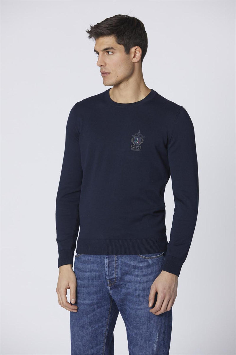 AERONAUTICA MILITARE Men's Blue Pullover - MA1513