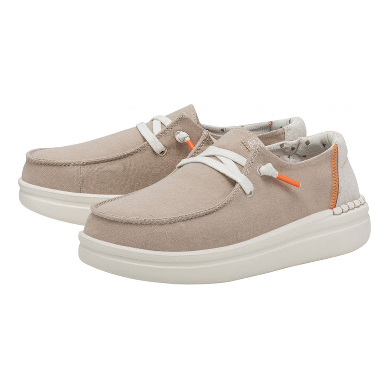 heydude Women's Beige Moccasins - WENDY RISE W