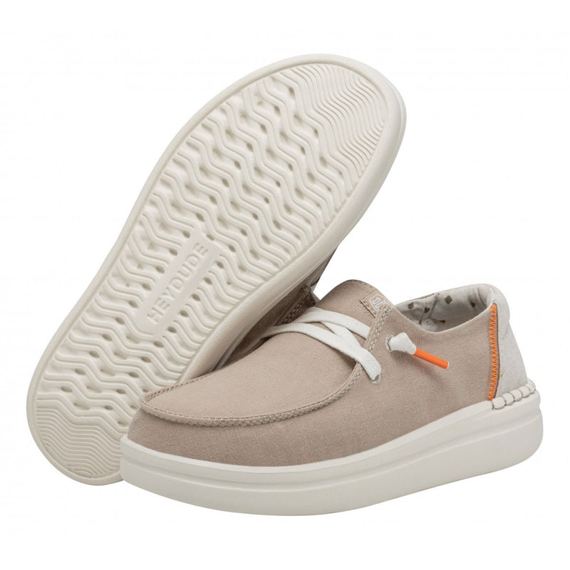 heydude Women's Beige Moccasins - WENDY RISE W