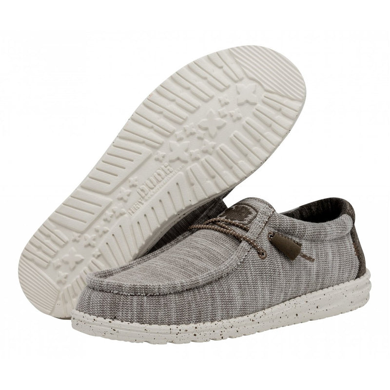 heydude Slip On Men Gray - Wally Stretch Mix