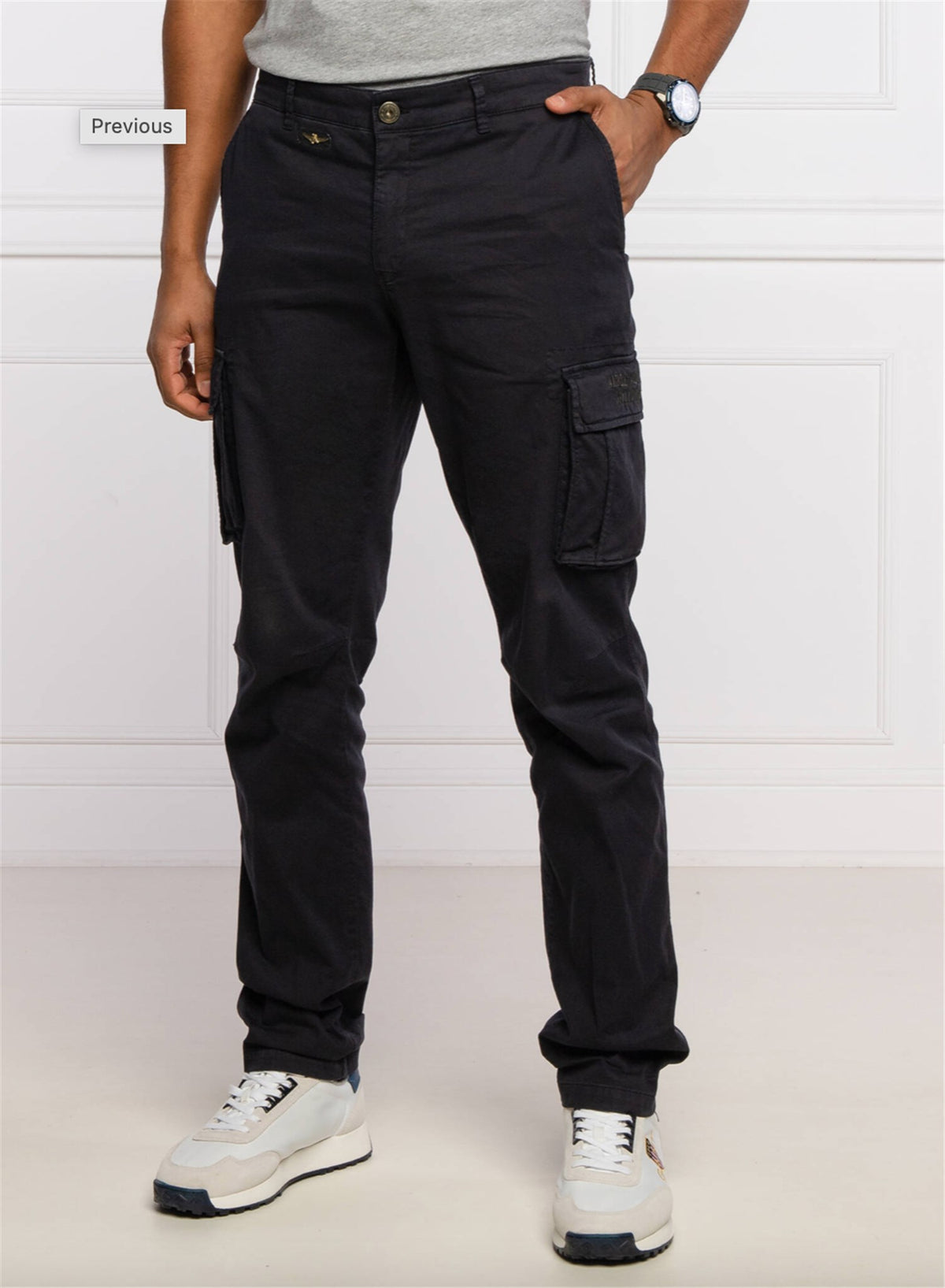 AERONAUTICA MILITARE Men's Blue Trousers - PA1329