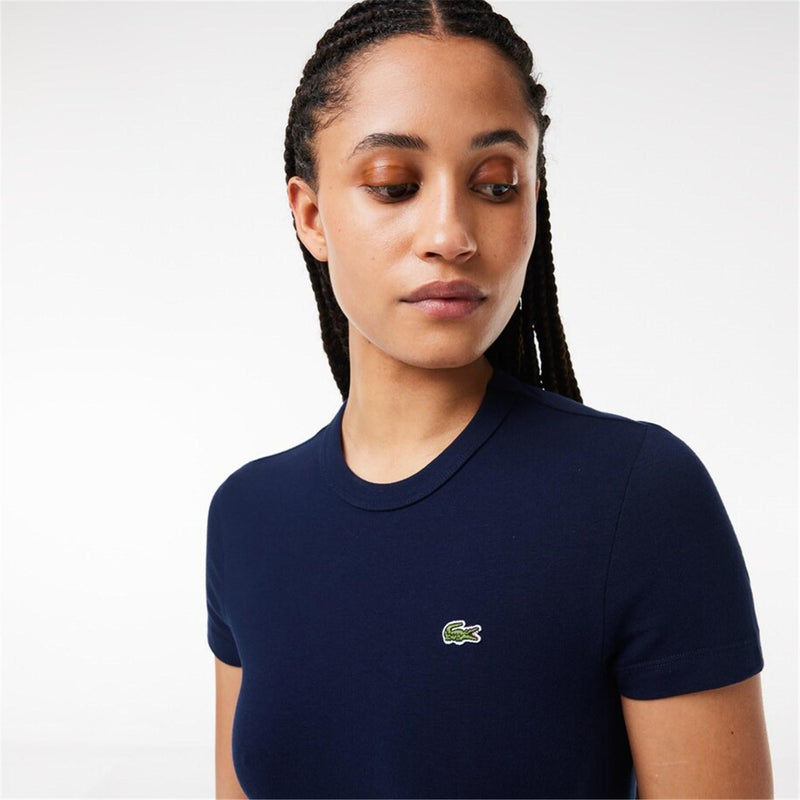 Lacoste Women's Blue T-Shirt - TF7218