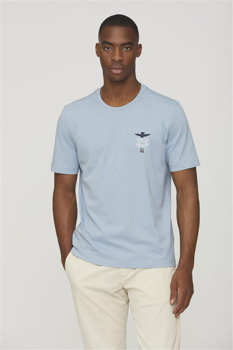 AERONAUTICA MILITARE Men's Light Blue T-Shirt - TS2062