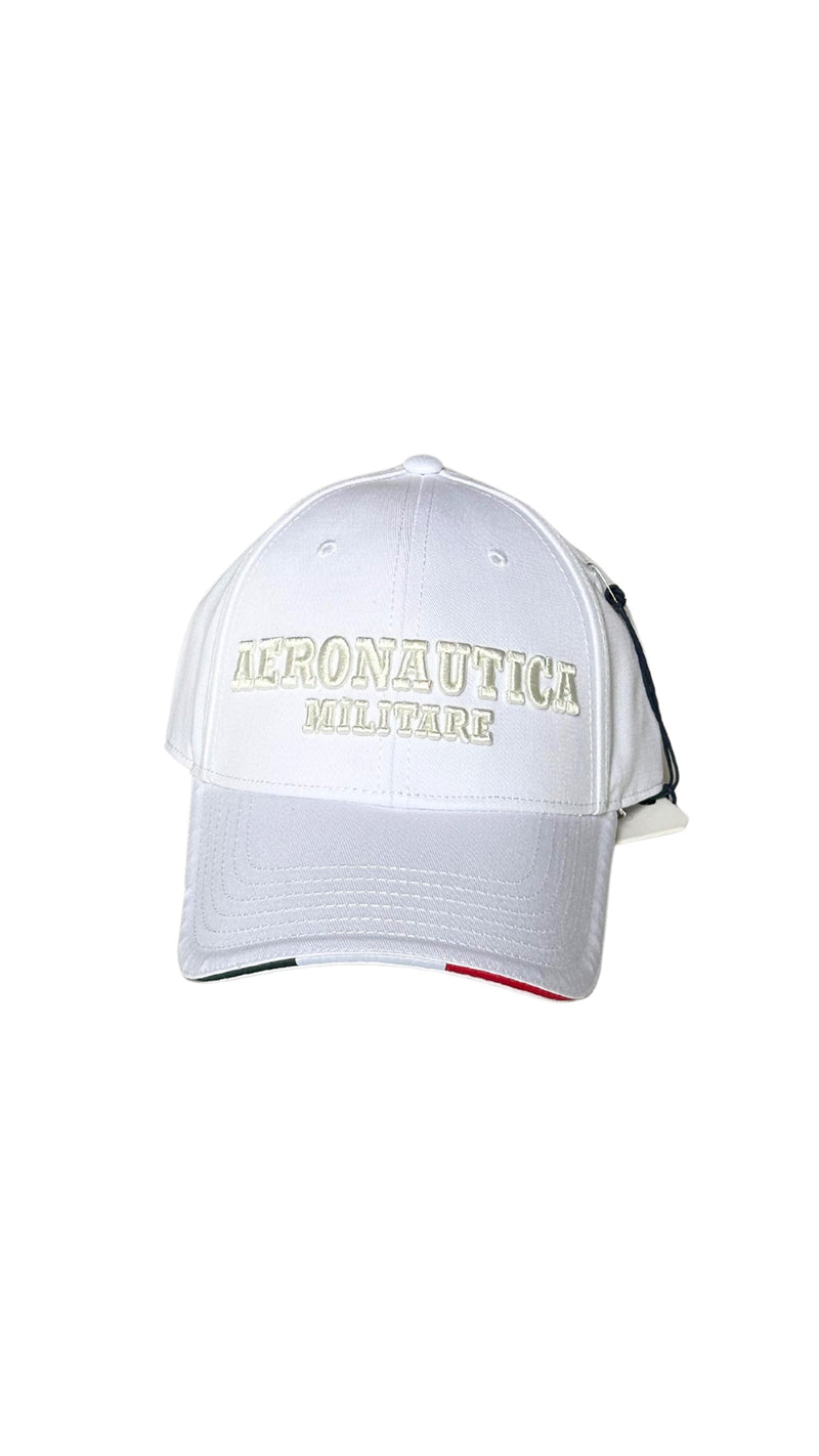 AERONAUTICA MILITARE Unisex White Hats - HA1115