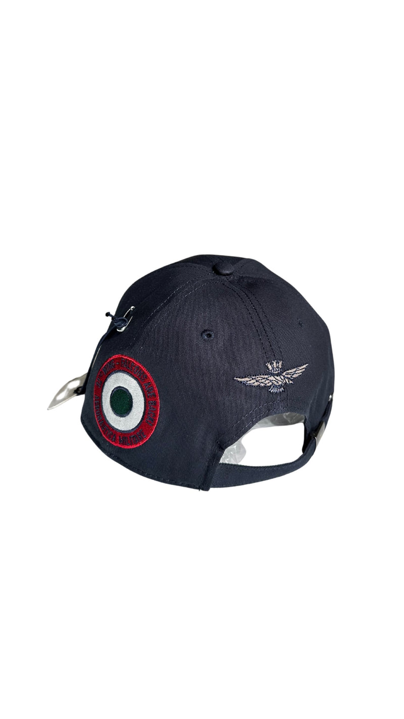 AERONAUTICA MILITARE Unisex Navy Blue Hats - HA1115