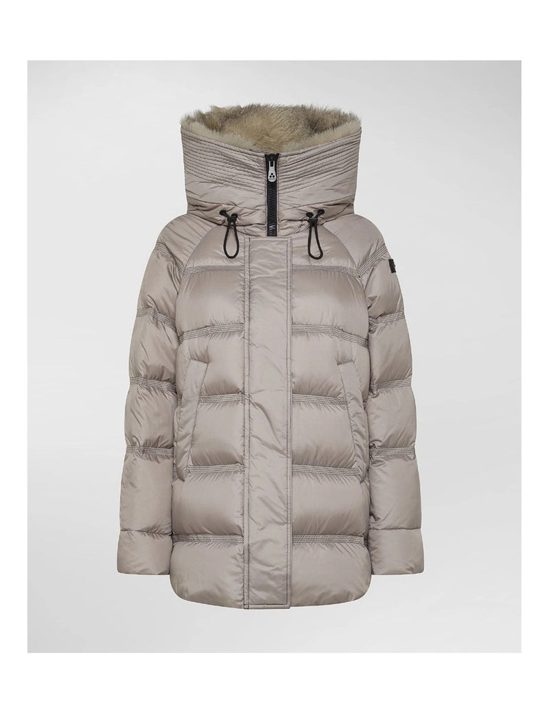 PEUTEREY Piumino Donna Beige - TAKAN MQ 02 FUR