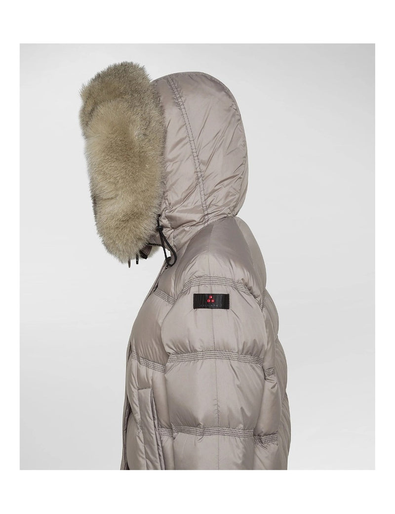 PEUTEREY Piumino Donna Beige - TAKAN MQ 02 FUR