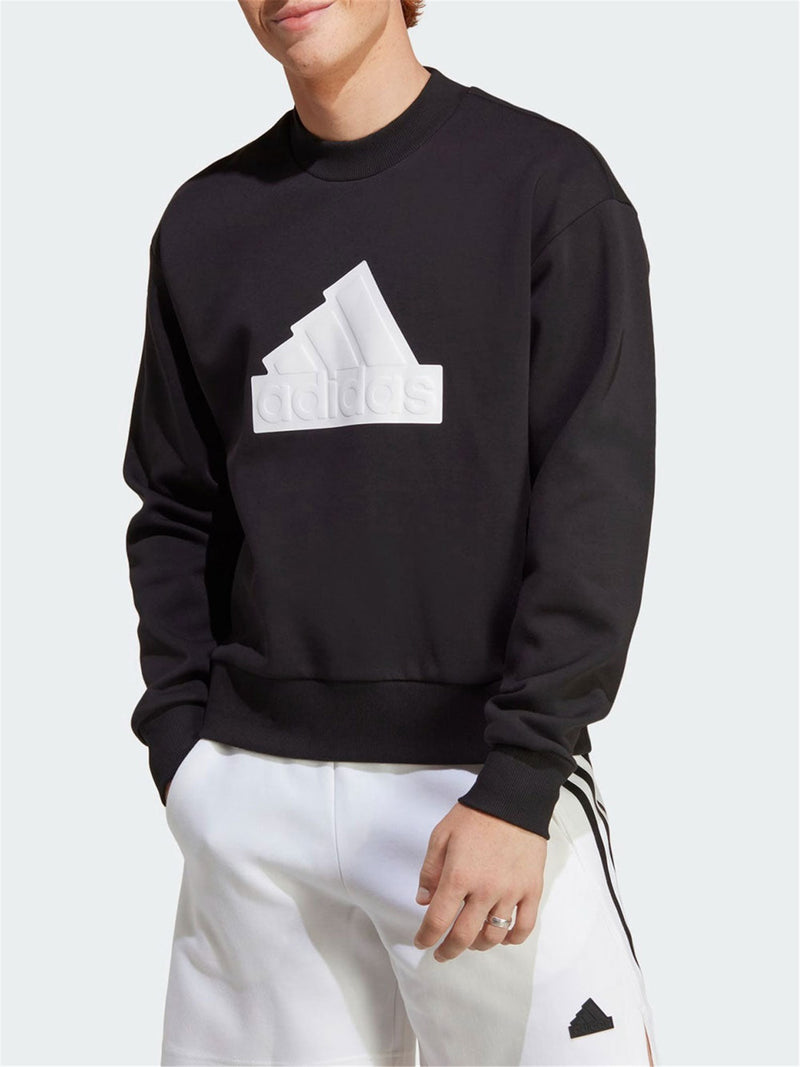ADIDAS PERFORMANCE Felpa Uomo Nero - IC3740 Felpa Adidas Future Icons Badge Of Sport Crew
