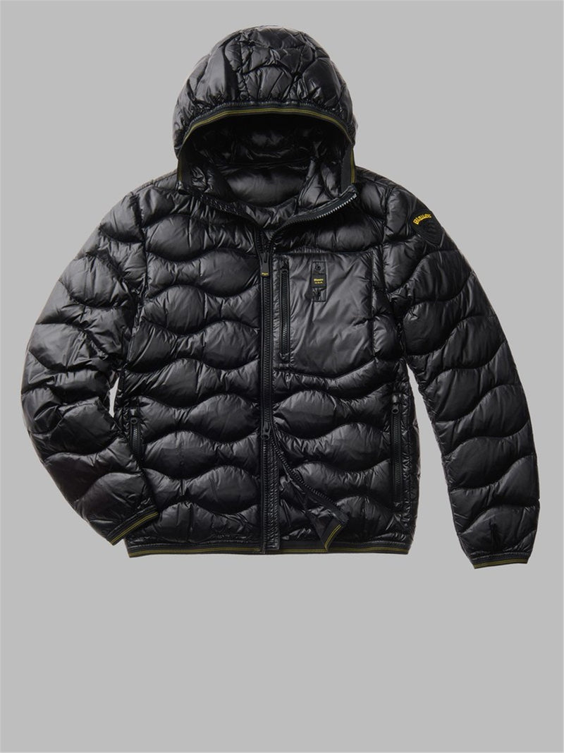 Blauer Men's Black Down Jacket - WAVE