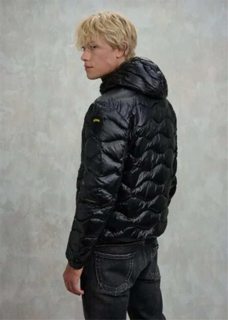 Blauer Men's Black Down Jacket - WAVE