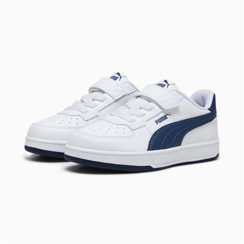 PUMA Unisex Junior Sneakers White - PUMA CAVEN 2.0 AC+PS