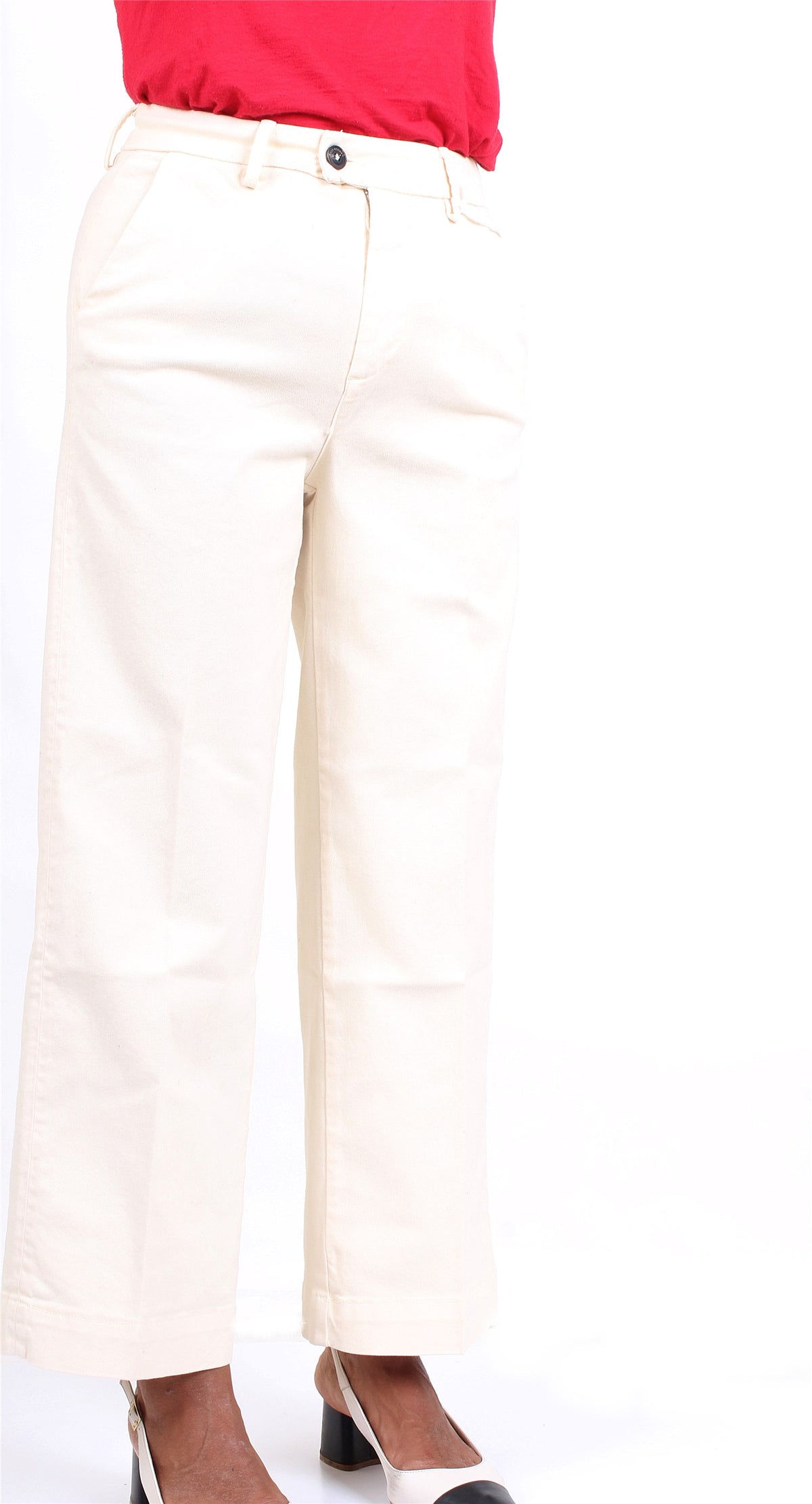 ROY ROGER'S Women's Milk Pants - LALS CUT READ