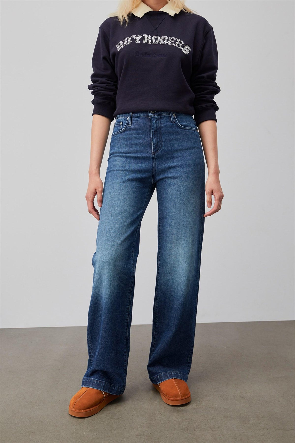 ROY ROGER'S Women's Jeans Dark Blue - MARTA GUNNISON