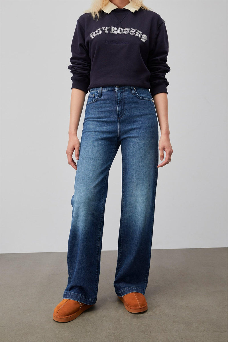 ROY ROGER'S Women's Jeans Dark Blue - MARTA GUNNISON