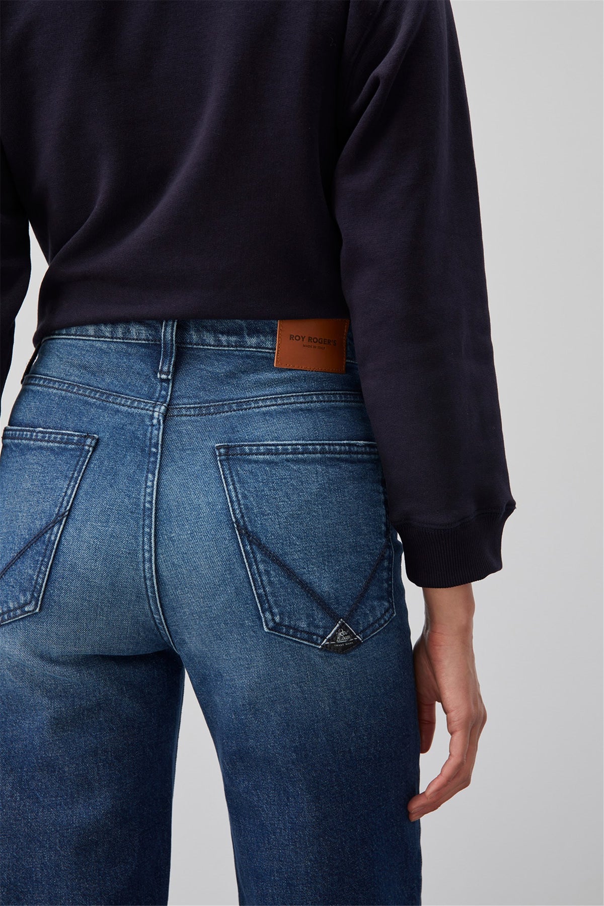 ROY ROGER'S Women's Jeans Dark Blue - MARTA GUNNISON