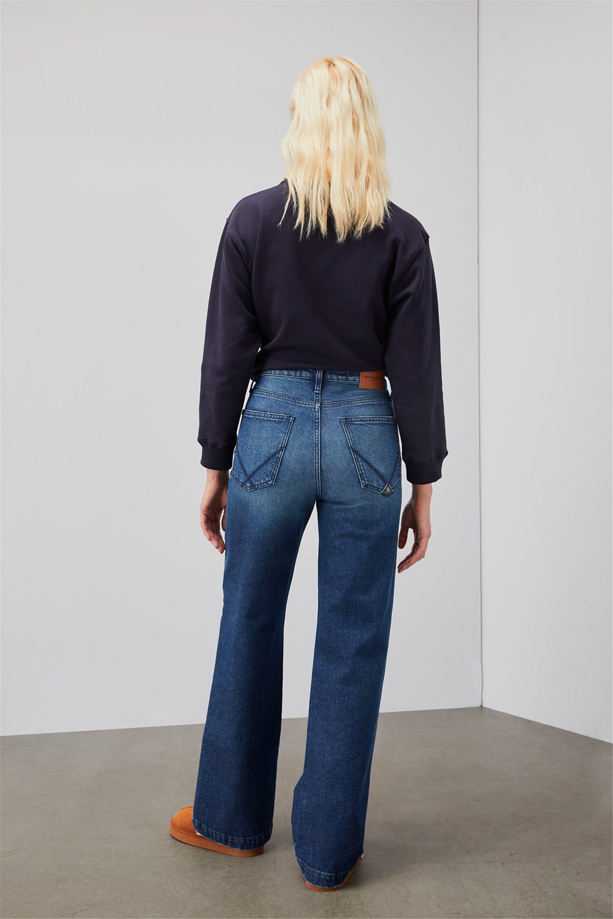 ROY ROGER'S Women's Jeans Dark Blue - MARTA GUNNISON