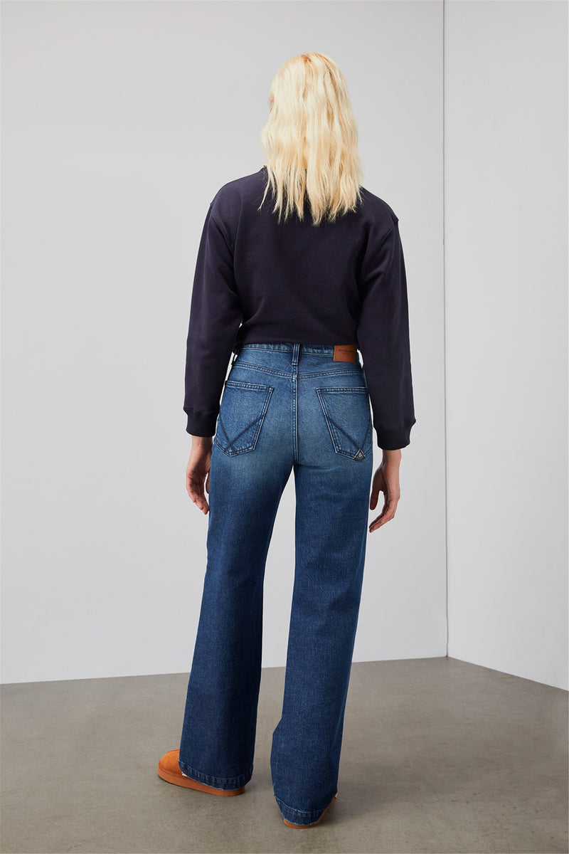 ROY ROGER'S Women's Jeans Dark Blue - MARTA GUNNISON