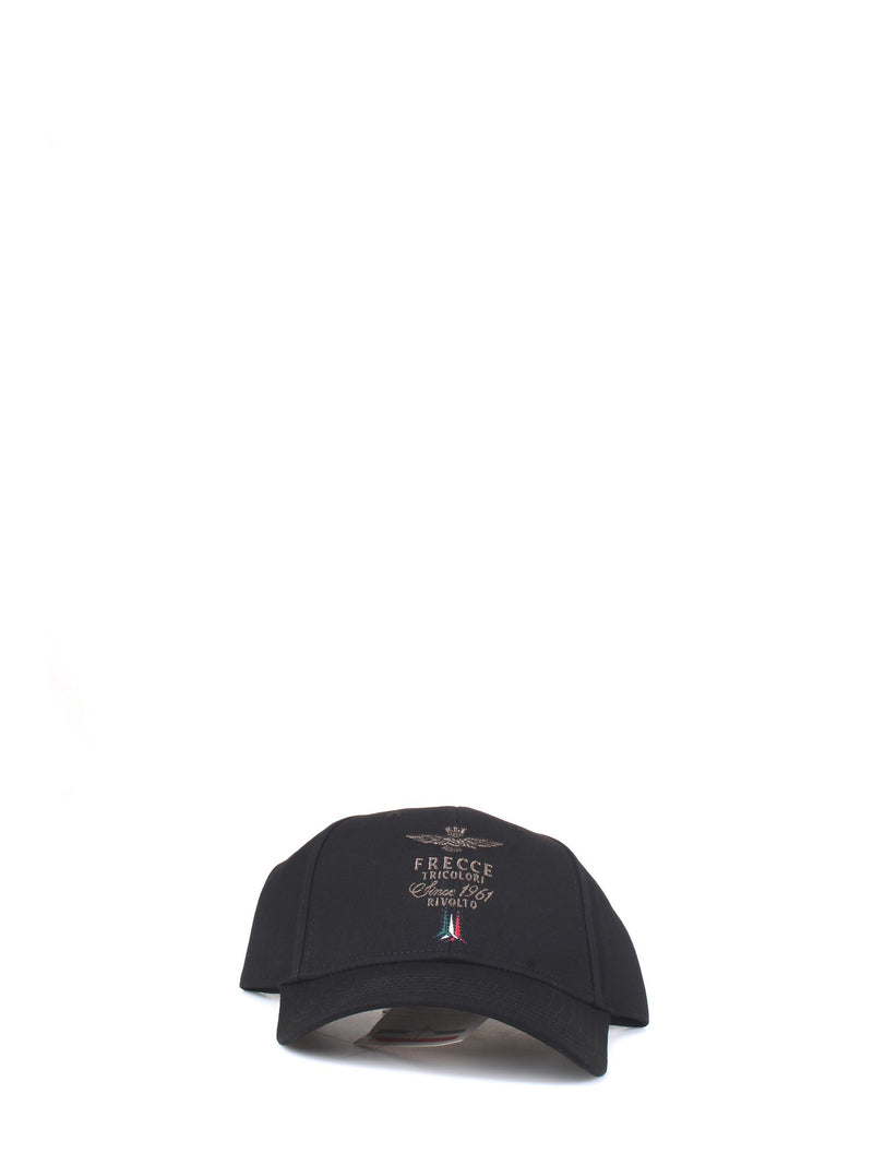AERONAUTICA MILITARE Unisex Black Hats - HA1132