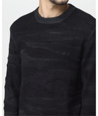 SUN68 Maglioni Uomo Nero - ROUND SPORT VINTAGE