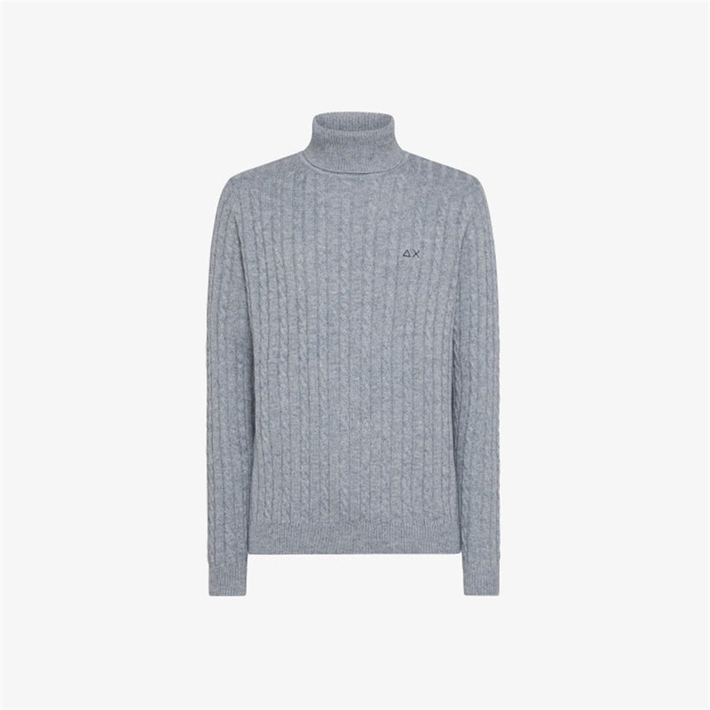 SUN68 Maglioni Uomo Grigio - TURTLE CABLE