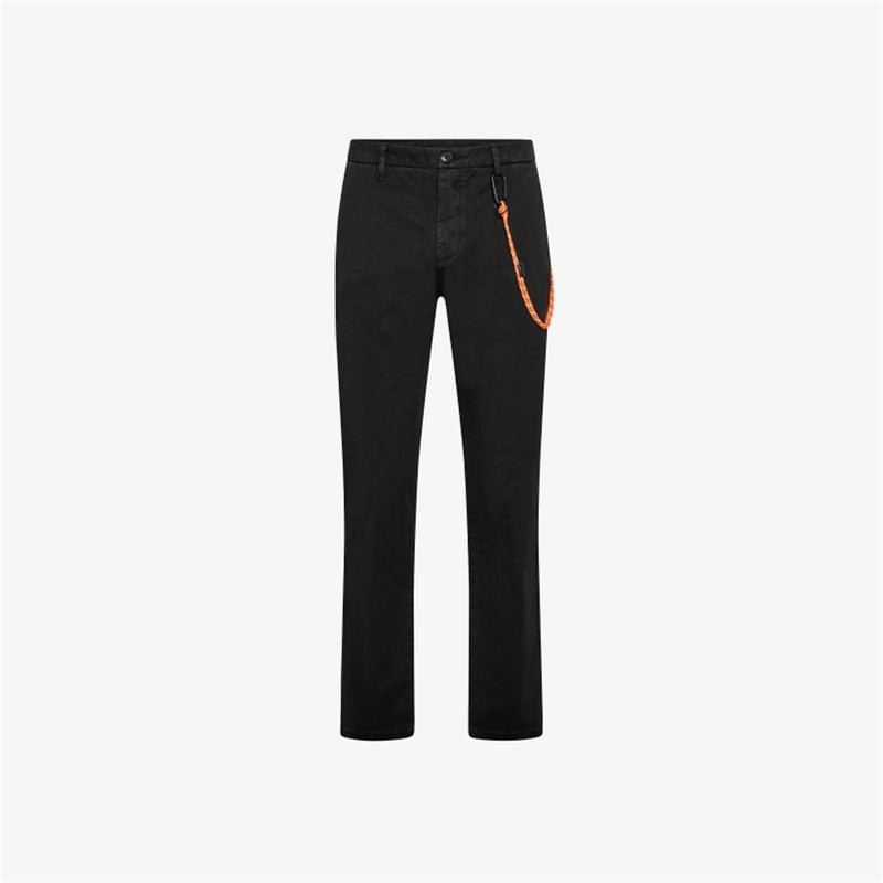 SUN68 Men's Black Trousers - Slim Chino Pants
