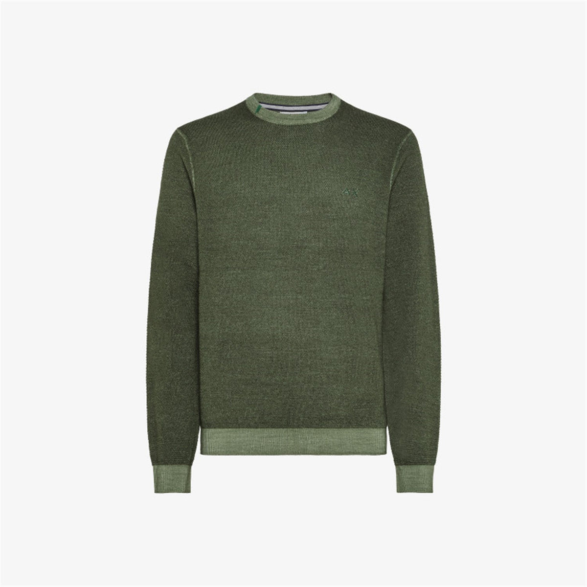 SUN68 Maglioni Uomo Verde - ROUND VINTAGE