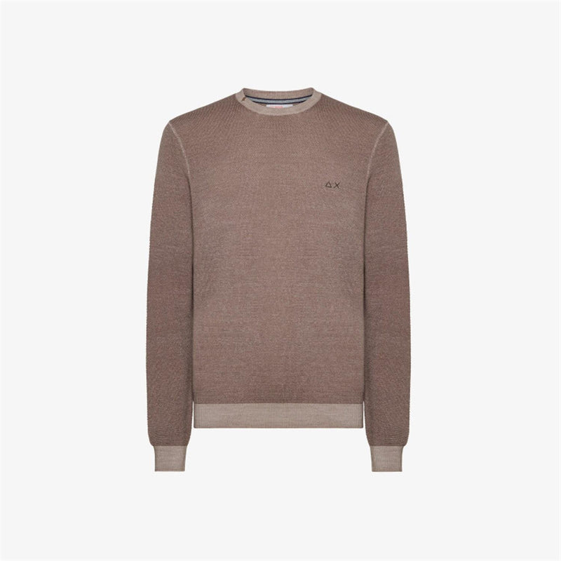 SUN68 Maglioni Uomo Beige - ROUND VINTAGE