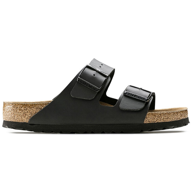 BIRKENSTOCK Unisex Black Slippers - ARIZONA BS SOFT FOOTBED