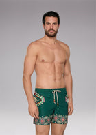 F**K Green Men's Boxer - ETHNIC PATTERN SHORT