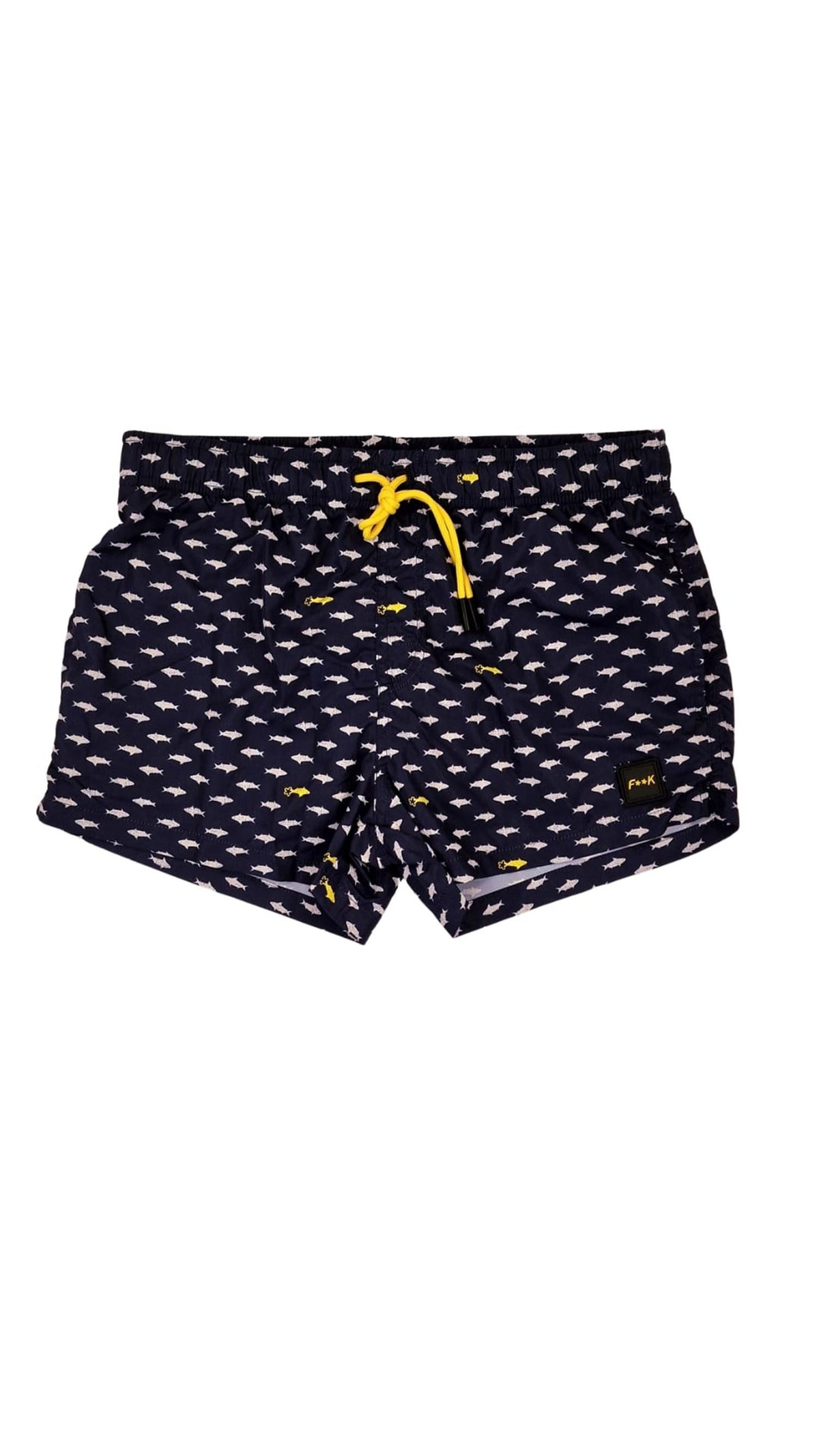 F**K Men's Blue Boxer Shorts - MARINE PATTERN