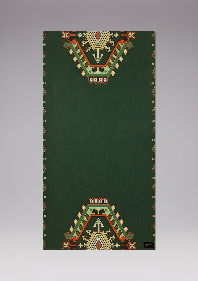 F**K Unisex Green Beach Towel - ETHNIC