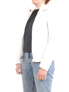 COLMAR ORIGINALS Women's Jacket White - RECYCLED ESSENTIAL JACKET WITH ATTACHED HOOD