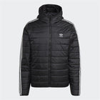 ADIDAS ORIGINALS Unisex Down Jacket Black - PAD HOODED PUFF
