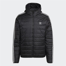 ADIDAS ORIGINALS Unisex Down Jacket Black - PAD HOODED PUFF