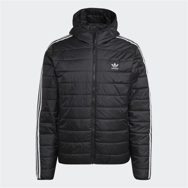 ADIDAS ORIGINALS Piumino Unisex Nero - PAD HOODED PUFF