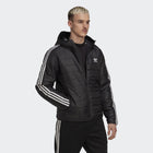 ADIDAS ORIGINALS Unisex Down Jacket Black - PAD HOODED PUFF